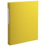 Exacompta 54386E Ringbuch PP, 2-Ring-Mechanik, DIN A4 gelb