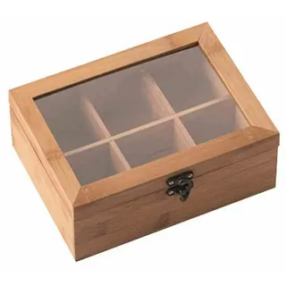 KESPER Teebox mit Sichtfenster beige