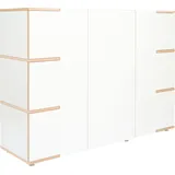 Tojo Mehrzweckschrank TOJO "stau", weiß, B:150cm H:110cm T:40cm, MDF, Schränke, Mehrzweckschrank