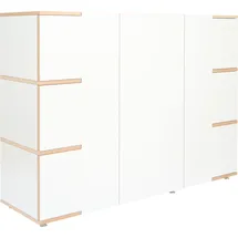 Tojo Mehrzweckschrank TOJO "stau", weiß, B:150cm H:110cm T:40cm, MDF, Schränke, Mehrzweckschrank