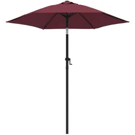 vidaXL Burgunderrot 200 x 224 cm Rot