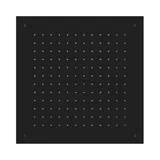 Herzbach DEEP BLACK Deckeneinbau-Regenbrause square 23.650000.2.12