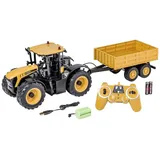 CARSON RC Traktor JCB mit Anhänger 2.4G 100%RTR