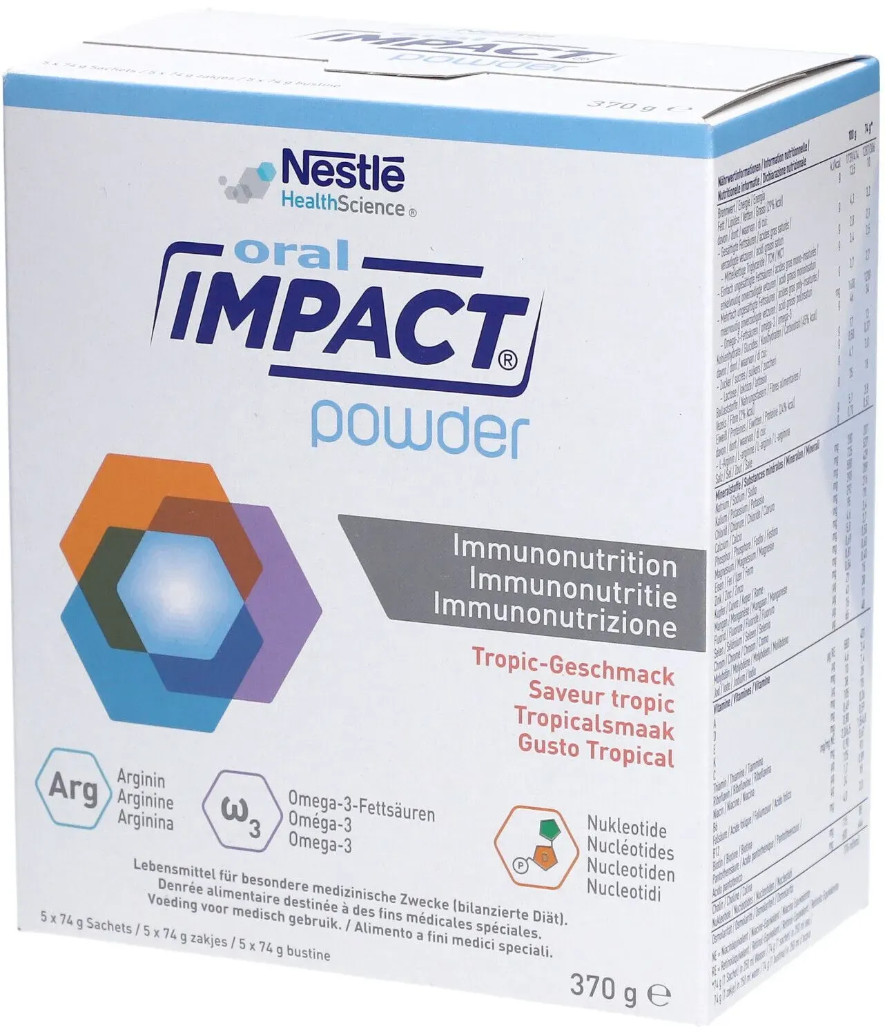 Nestle Oral Impact® Pulver Immunonutrition saveur Tropical