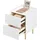 Woltu Nachtschrank 35 x 51 x 40 cm Weiß
