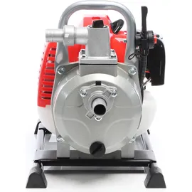 XPOtool Benzin Wasserpumpe 1,47 kW 15.000l/h 35m Förderhöhe, 38 mm Anschluss (1,5"), Gartenpumpe Motorpumpe mit 2-Takt-Motor