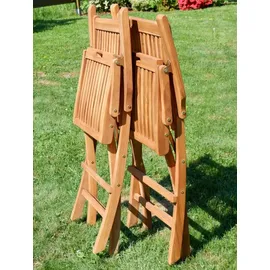 ALEOS. AVES Klappsessel 56 x 56 x 94 cm braun 2 St.
