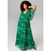 aniston plus Maxikleid Grün/Türkis 46