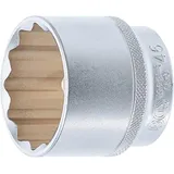 BGS Steckschlüssel-Einsatz Zwölfkant Antrieb Innenvierkant 12,5 mm (1/2") SW 46 mm