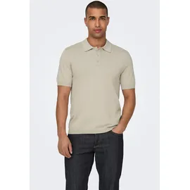 Only & Sons Poloshirt "Onswyler" in Beige - L
