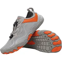 Freiluftkind Das Original – Kokoda rutschfeste Barfußschuhe (Hellgrau/Größe EU 49) – Der perfekte Barfußschuh für Dein Abenteuer – Barfusslaufschuhe Barfuss Schuhe Barefoot Shoes - 49 EU