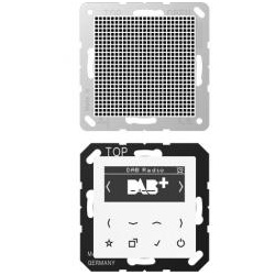 Jung  Smart Radio DAB+, Set Mono (alpinweiß)