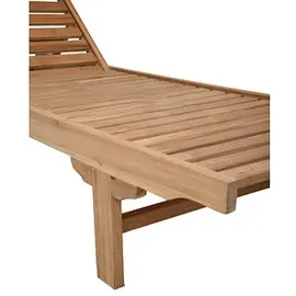 Garden Pleasure Solo Sonnenliege 200 x 77 x 97 cm natur