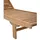Garden Pleasure Solo Sonnenliege 200 x 77 x 97 cm natur