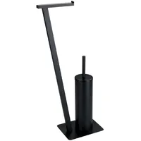 Wenko WC-Garnitur Lirio Schwarz