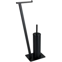 Wenko WC-Garnitur Lirio Schwarz