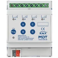 MDT Schaltaktor 4-fach, 4TE REG, 16A, Schaltaktor mit Strommessfunktion