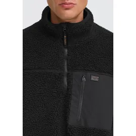 !Solid Troyer SOLID "Plüschjacke SDMcwain", Herren, Gr. XXL, schwarz (true schwarz), Obermaterial: 100% Polyester PES., Jacken Troyer