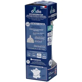 Dodie Fläschchen mit Löchern, gegen Koliken – 330 ml – Blau – 6+ Monate – Biomimetik Sauger Durchfluss 3