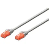 ewent Netzwerk Kabel Patch Cat 6 U/UTP, AWG 24/7, 2 x RJ45 weiß