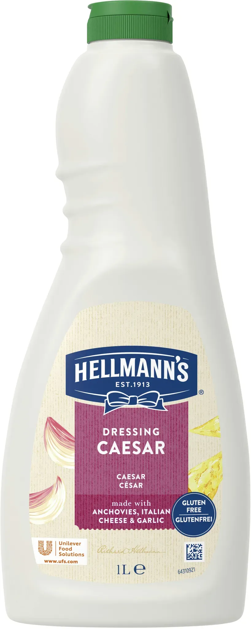 HELLMAN'S Hellmann ́s Caesar Dressing 1L Flasche