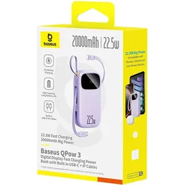 Baseus EnerFill FC21 Qpow 3 Ultra 20000mAh 22.5W Powerbank Baseus Qpow3