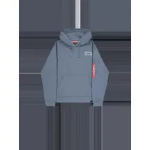 Alpha Industries Back Print Hoodie Denim Blue L