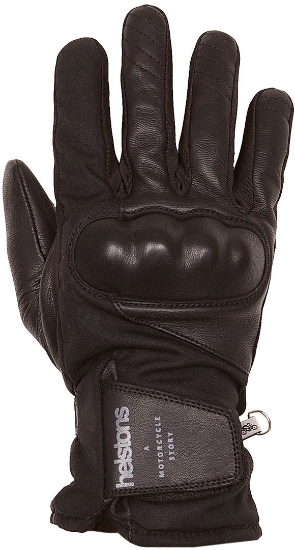 Helstons Curtis Motorfiets handschoenen, zwart, 3XL