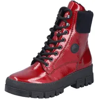 Rieker Damen Y0220 Biker-Boot, Rot, 42 EU
