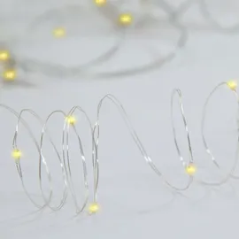 ideoon lights Lichtervorhang LED 3x3 m warmweiß
