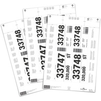 Durable Einsteckschilder für Kennzeichnungstaschen 6,5 x 14,0/9,0 cm, 80