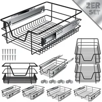 Kesser KESSER® Teleskopschublade Küchenschublade Küchenschrank ? Korbauszug ? Schrankauszug