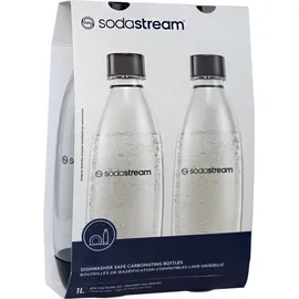 Sodastream Fuse PET-Flasche 2 x 1 l schwarz