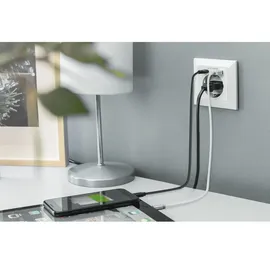 Digitus DA-70615 Unterputz-Steckdose mit USB Weiß
