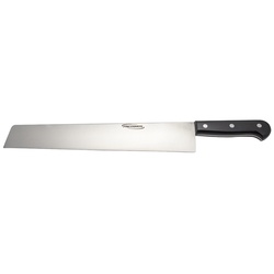 Kochmesser speziell für Wurstwaren. 303x60x2,5 mm.