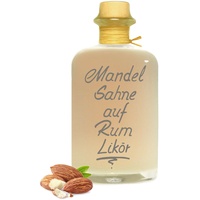 Mandelsahne auf Rum Likör 0,7L Cremig Duft nach gerösteten Mandeln & Rum 18% Vol