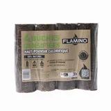 Dicht Gepresste Brennholz Flamino Packung Mit 4