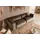 MASSIVMOEBEL24.DE Sofa 3-Sitzer 286x103x69 Cord taupe VALENCIA