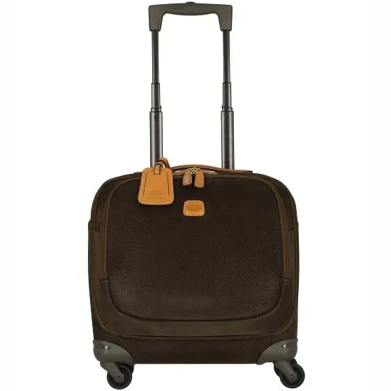 Bric's Life 4 Rollen Businesstrolley 43 cm Laptopfach  braun