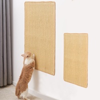 Kyaoayo 2 Stück Katzen Kratzbrett, Kratzmatte Katze, Kratzbrett Wand, Sisal Teppich Katzen, Sisal Kratzteppich, ErfüLlt Die Physischen und Psychischen BedüRfnisse Ihrer Katze. (klein 25×50cm)