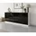borchardt Möbel Vaasa 190 x 79 x 35 cm Schwarz/Weiß