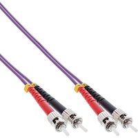 InLine LWL Duplex Kabel, OM4, 2x ST Stecker/2x ST