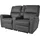 MCW Kinosessel MCW-K17 Stoff/Textil 57 x 102 x 0 cm Dunkelgrau