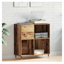 vidaXL Schallplattenschrank 85 x 38 x 89 cm Braun
