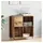 vidaXL Schallplattenschrank 85 x 38 x 89 cm Braun