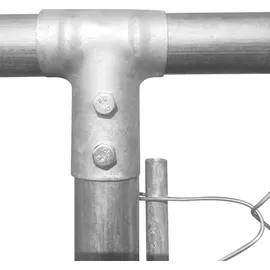 vidaXL Outdoor-Hundezwinger 950 x 570 x 185 cm Stahl Silber