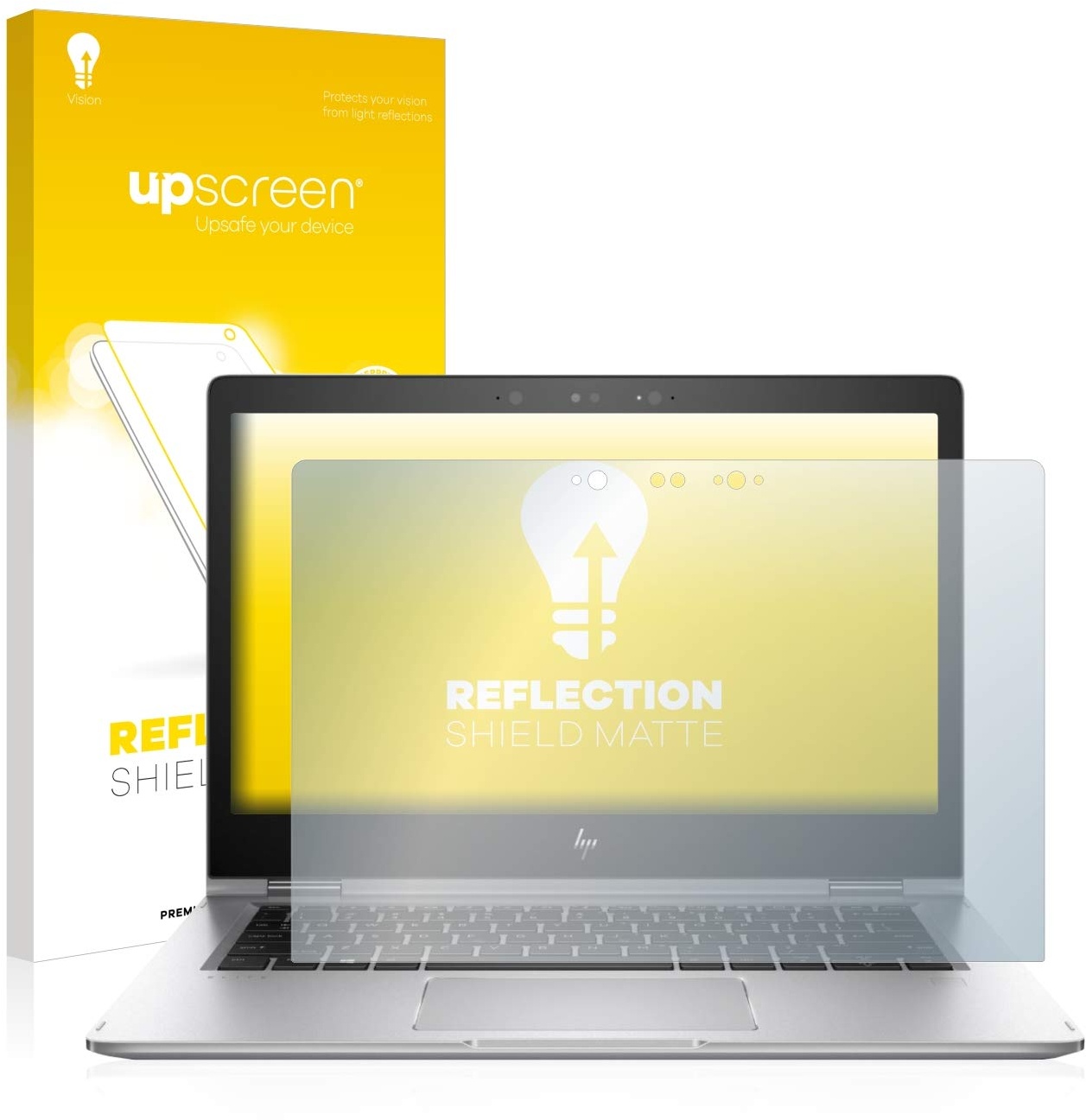 upscreen Entspiegelungs-Schutzfolie für HP EliteBook x360 1030 G2 Displayschutz-Folie Matt [Anti-Reflex, Anti-Fingerprint]