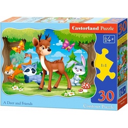 Castorland A Deer and Friends, Puzzle 30 Teile