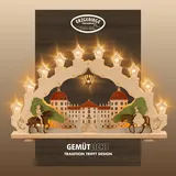 Weigla LED Schwibbogen/Lichterbogen"Moritzburg" 15 flammig Erzgebirge garantiert,