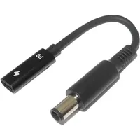 CoreParts MBXUSBC-CO0001 Kabeladapter USB C 7.4*5.0, Schwarz
